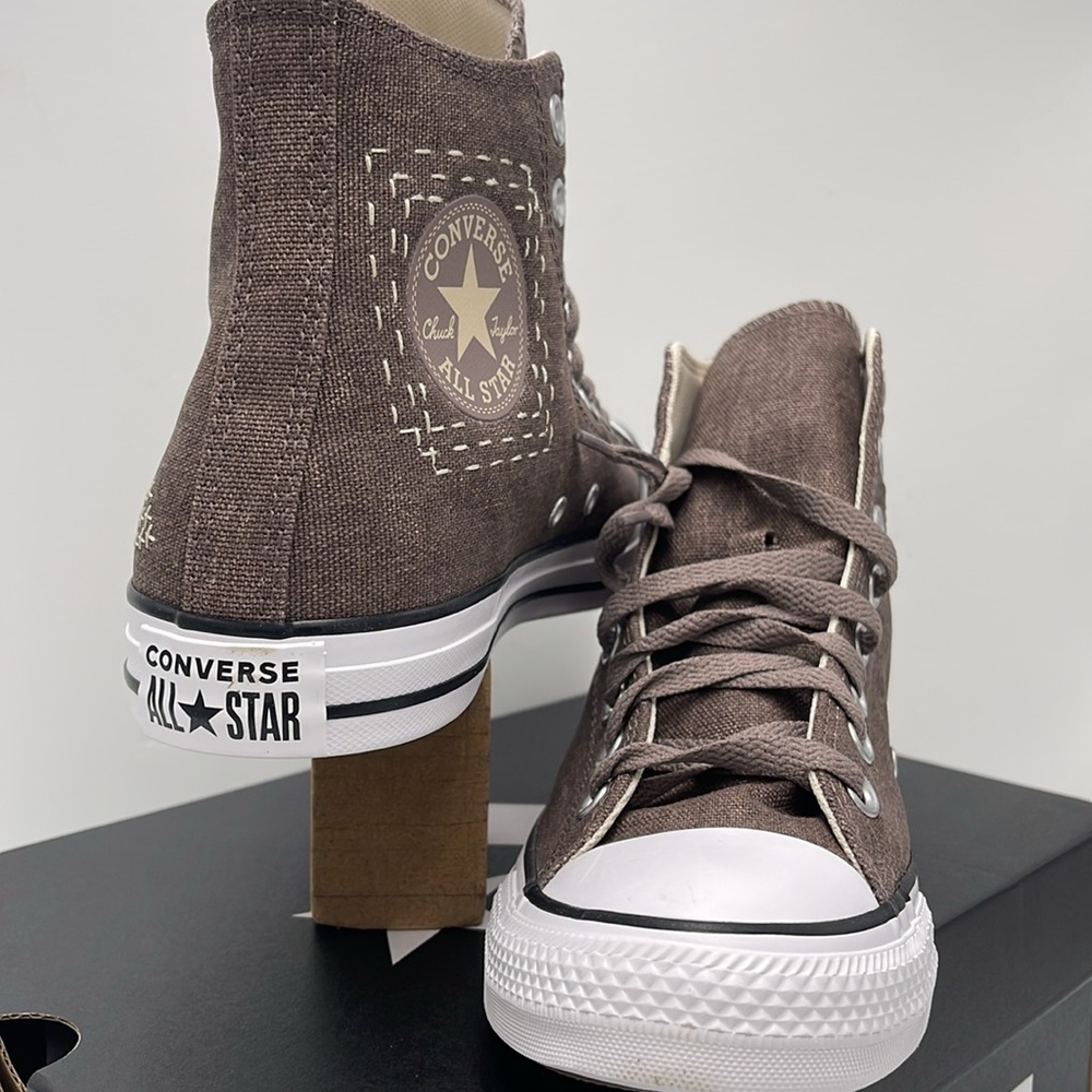 Converse WMNS All Star High-Top Sneakers Brown A08576F
CTAS HÌ
PURE PUMICE/PURE - Picture 8 of 16